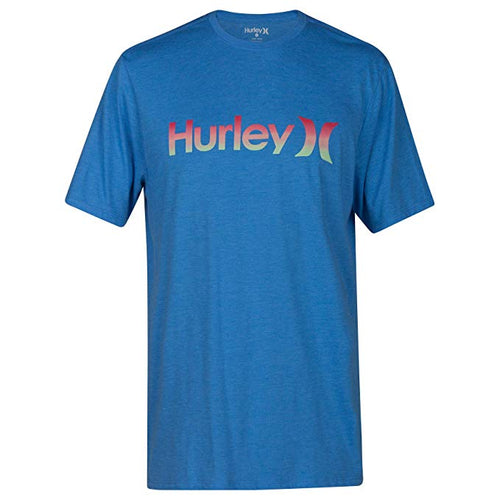 Hurley Men's One and Only Gradient Fill Premium Short Sleeve Tee Shirt