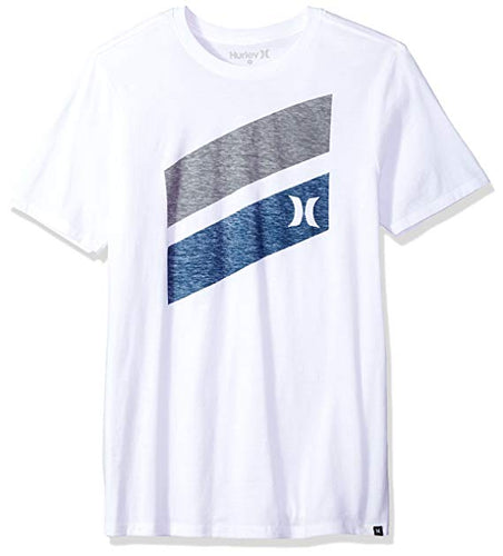 Hurley Men's Premium Icon Slash Graphic Short Sleeve Tee Shirt